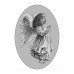Ритуальный овал с изображением ангела